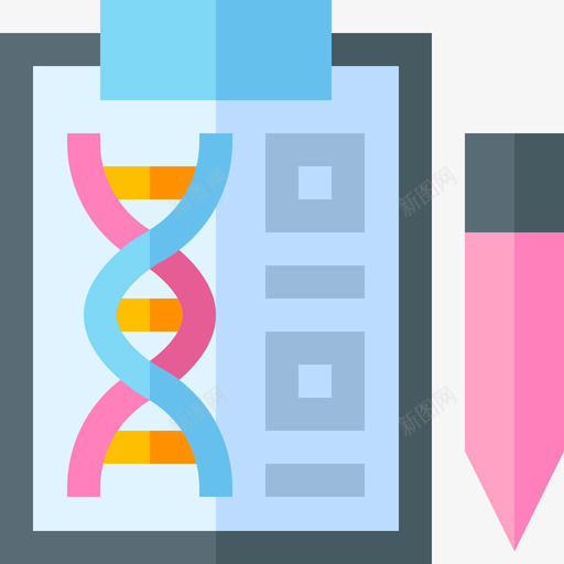 Dna孕妇17扁平图标svg_新图网 https://ixintu.com Dna 孕妇 扁平