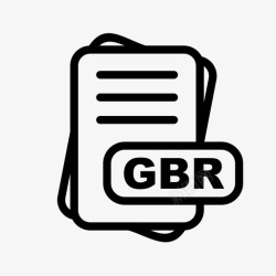 GBR文件格式gbr文件扩展名文件格式文件类型集合图标包高清图片