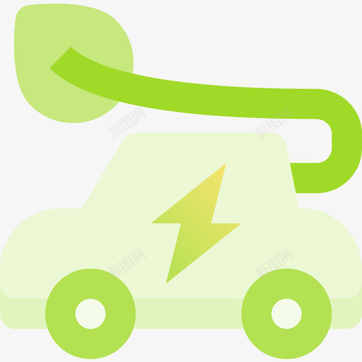 电动汽车绿色能源8维德图标svg_新图网 https://ixintu.com 电动汽车 维德 绿色 能源