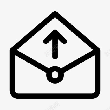 邮件上传信件消息图标图标