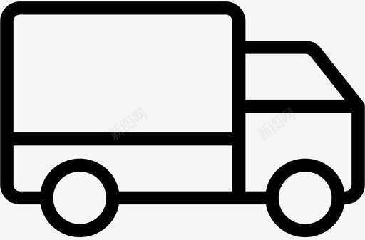 送货物流包装图标图标