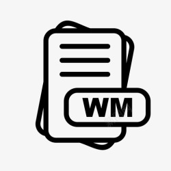 WMwmfileextension文件格式文件类型集合图标包高清图片