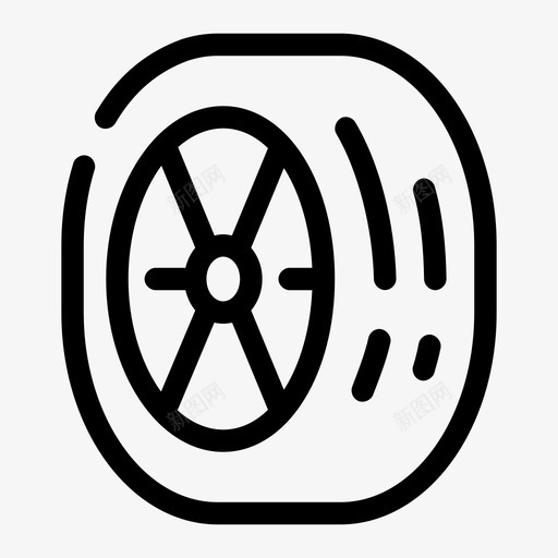 轮胎汽车运输工具图标svg_新图网 https://ixintu.com 介质 汽车 车辆 轮胎 运输工具 间隙 随机