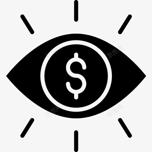 眼金融115坚实图标svg_新图网 https://ixintu.com 坚实 金融