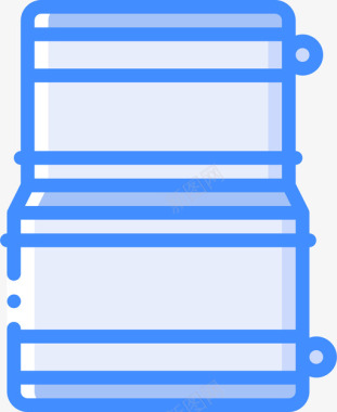 软管管道6蓝色图标图标