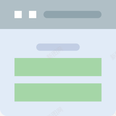 网页网站布局和用户界面平面图标图标