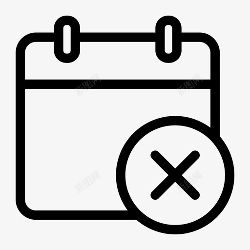 月议程截止日期图标svg_新图网 https://ixintu.com 事件 大纲 截止 截止日 提醒 日期 议程