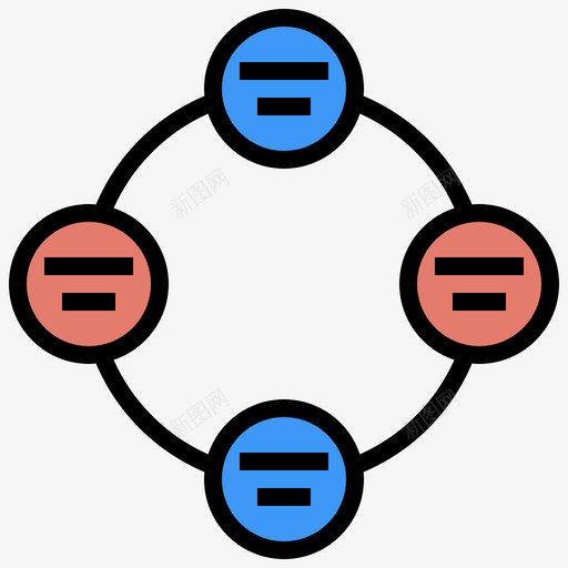 周期信息图12线颜色图标svg_新图网 https://ixintu.com 信息 周期 颜色