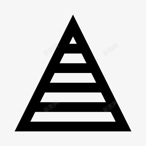 三角形分析业务图标svg_新图网 https://ixintu.com 三角形 业务 分析 图表 直线