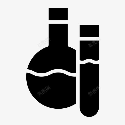 试管佛罗伦萨烧瓶实验室图标svg_新图网 https://ixintu.com 佛罗伦萨 医疗 实验室 烧瓶 试管