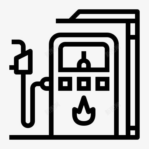 气泵能源电站图标svg_新图网 https://ixintu.com 气泵 电站 能源