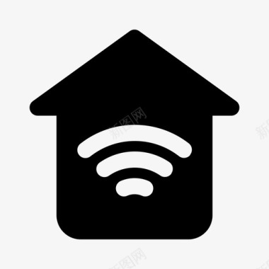 家庭wifi家庭互联网智能家庭图标图标