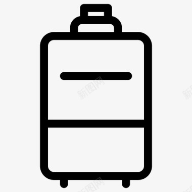 旅行箱包行李架图标图标