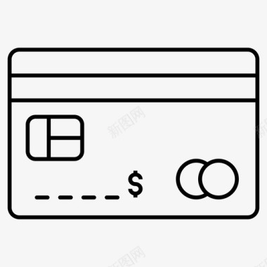 atm卡信用卡借记卡图标图标