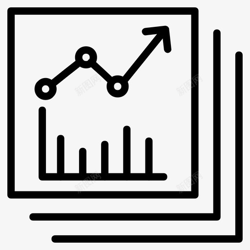 贸易图表商业展示图标svg_新图网 https://ixintu.com 商业 图表 增长 展示 贸易 金融 银行