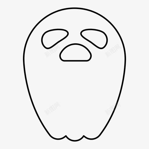 鬼魂万圣节灵魂图标svg_新图网 https://ixintu.com 万圣节 灵魂 鬼魂