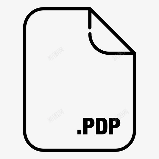 pdp类型格式文件文件类型图标svg_新图网 https://ixintu.com pdp 图标 文件 格式 类型
