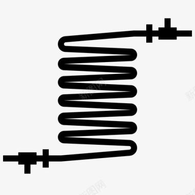 线圈电子元件3填充图标图标