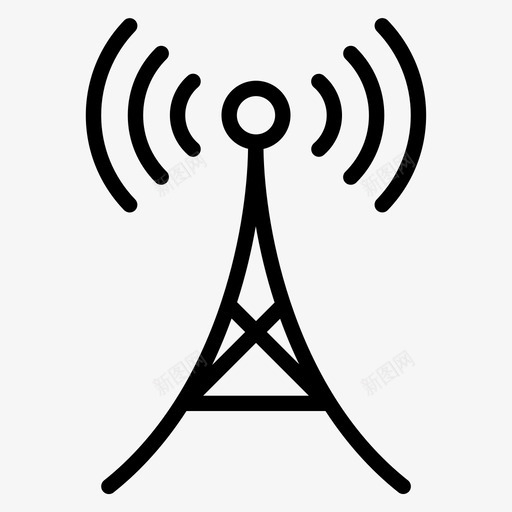 电话服务提供商手机塔网络图标svg_新图网 https://ixintu.com 28个 wi-fi wifi 手机塔 提供商 无线 电话服务 移动 移动网 线路 网络