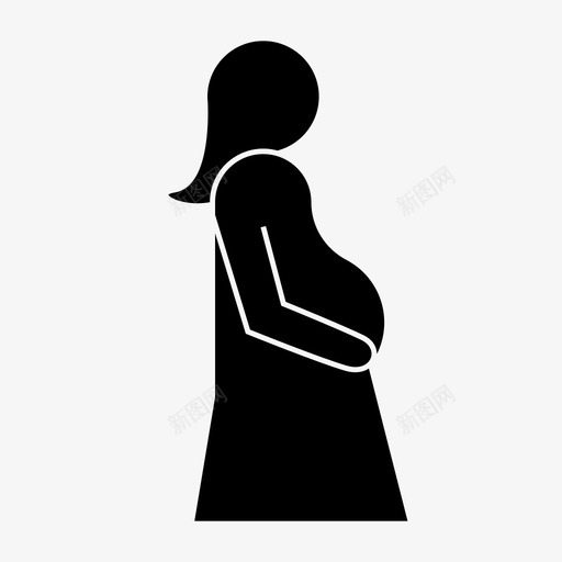 怀孕医疗医疗保健图标svg_新图网 https://ixintu.com 医疗 医疗保健 怀孕