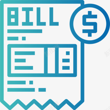 比尔40号销售梯度图标图标