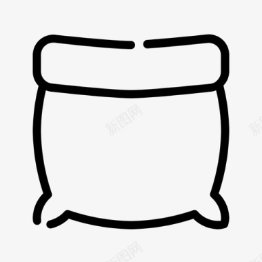 面粉袋粉末袋子图标图标