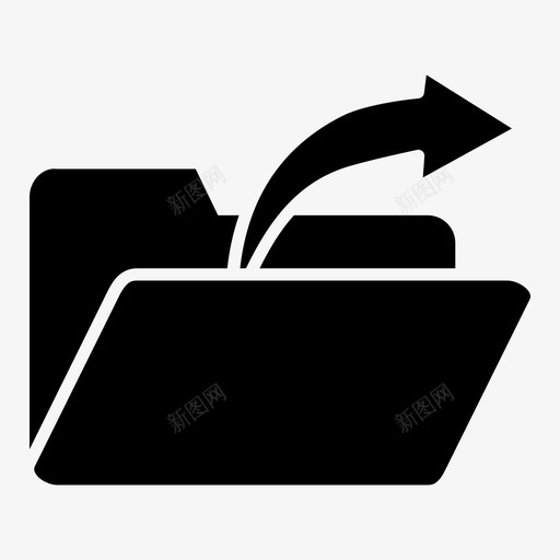 文件夹向上存档数据图标svg_新图网 https://ixintu.com 向上 存档 数据 文件 文件夹