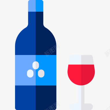 葡萄酒荷兰27平淡图标图标