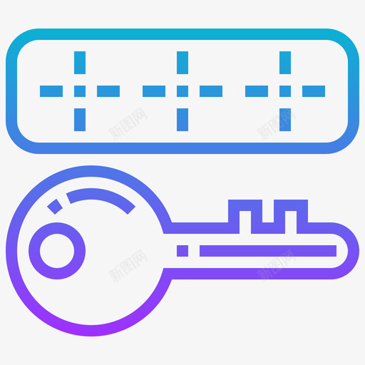 密码数据管理4渐变图标svg_新图网 https://ixintu.com 密码 数据管理 渐变