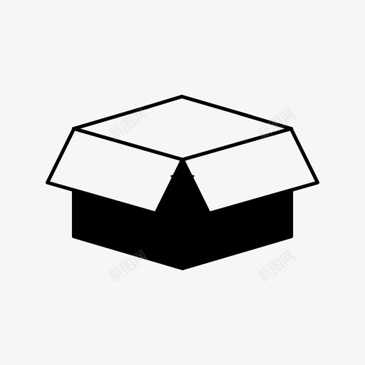 箱子货物货箱图标svg_新图网 https://ixintu.com 交货 图标 字形 箱子 货物 货箱
