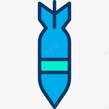 炸弹武器9线颜色图标图标