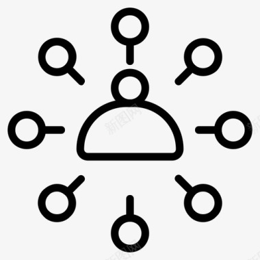 连通性网络性共享性图标图标