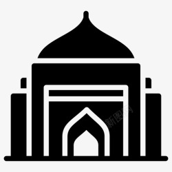 沙贾汗沙贾汗清真寺信德省纪念碑信德省地标图标高清图片