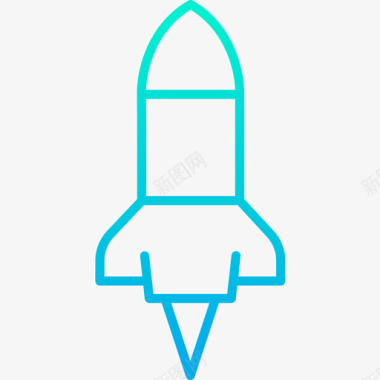 火箭商业353梯度图标图标
