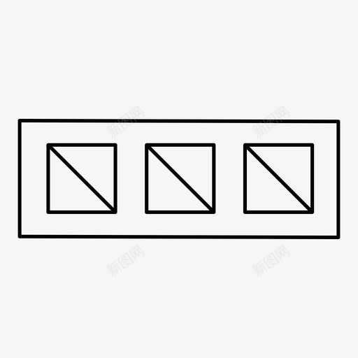 正方形图形形状图标svg_新图网 https://ixintu.com 图形 形状 正方形 符号