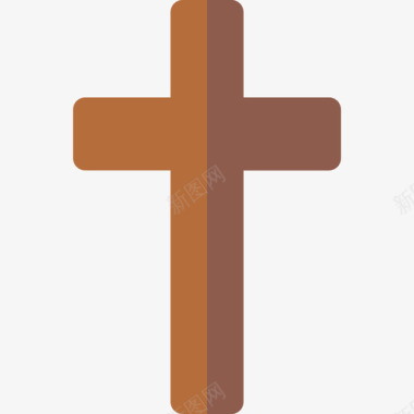 十字架宗教39扁平图标图标