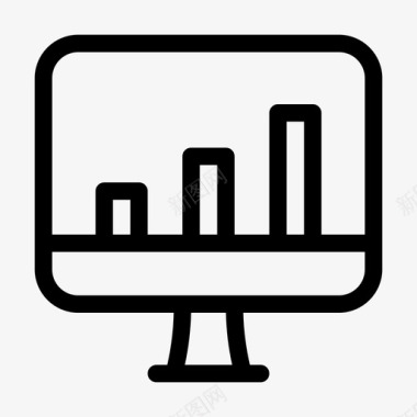 报告数据分析图表图标图标