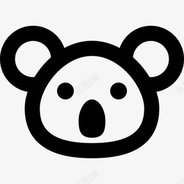 考拉动物熊图标图标