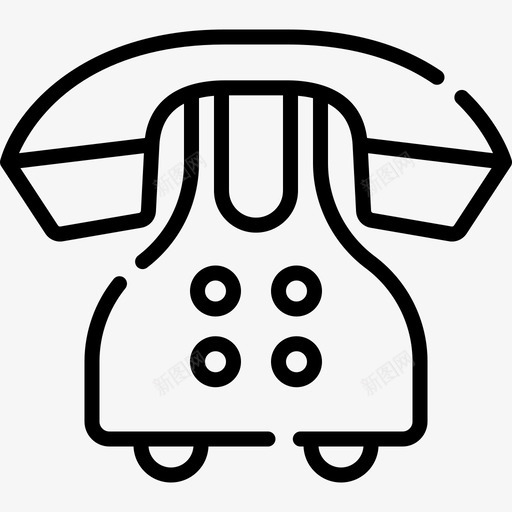 电话联系通讯1直线图标svg_新图网 https://ixintu.com 电话 直线 联系 通讯