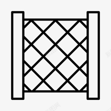 网闸农业栅栏图标图标