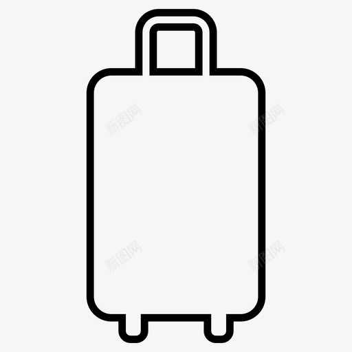 旅行包随身携带行李图标svg_新图网 https://ixintu.com 假期 手提箱 旅行包 行李 随身携带