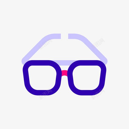 眼镜旅行267线性颜色图标svg_新图网 https://ixintu.com 旅行 眼镜 线性 颜色