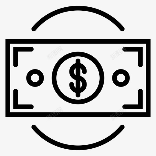 现金美元钞票财务图标svg_新图网 https://ixintu.com 28个 付款 图标 现金 美元 财务 货币 钞票