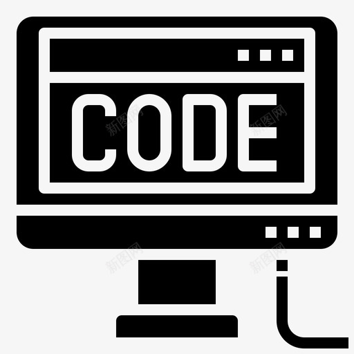 编码编程84填充图标svg_新图网 https://ixintu.com 填充 编码 编程