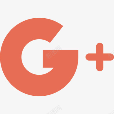 GooglePlus社交和通信2扁平图标图标