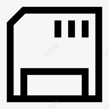 软盘驱动器存储器图标图标