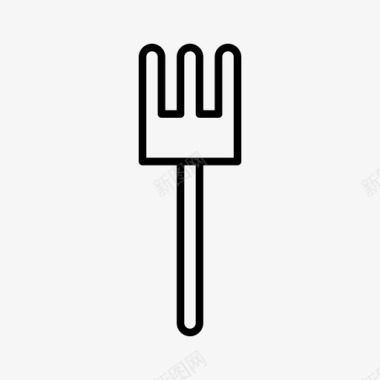 餐具餐食叉子图标图标