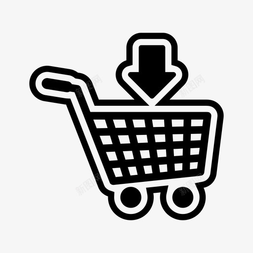 添加到购物车在线购物购物车图标svg_新图网 https://ixintu.com 加到 在线购物 添加 电子商务 购物车