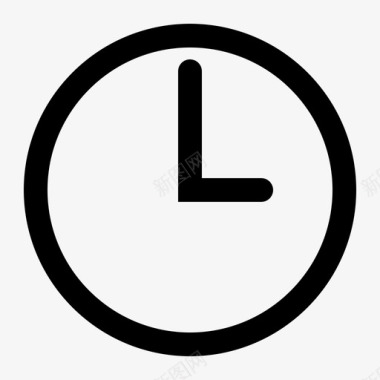 时钟时间顺时针小时图标图标