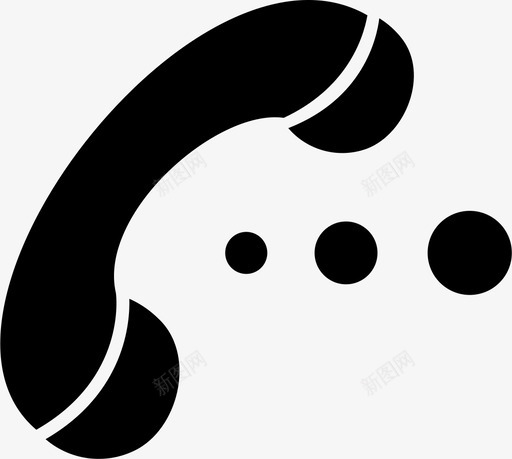 已拨电话音频信号呼叫图标svg_新图网 https://ixintu.com 信号 免提 呼叫 已拨 收集 电话 等待 语音 音频